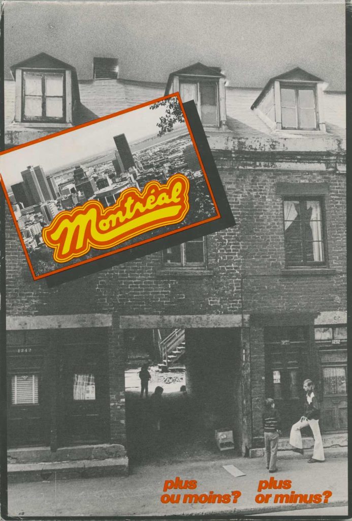 Créer à rebours vers l'exposition : le cas de Montréal, plus ou moins ?