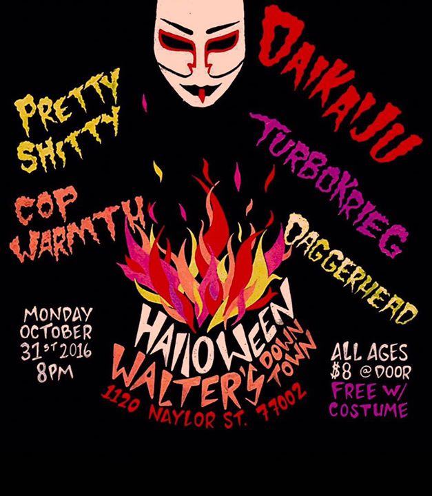 DAIKAIJU . Pretty Shitty . COP WARMTH . Turbokrieg . DAGGERHEAD