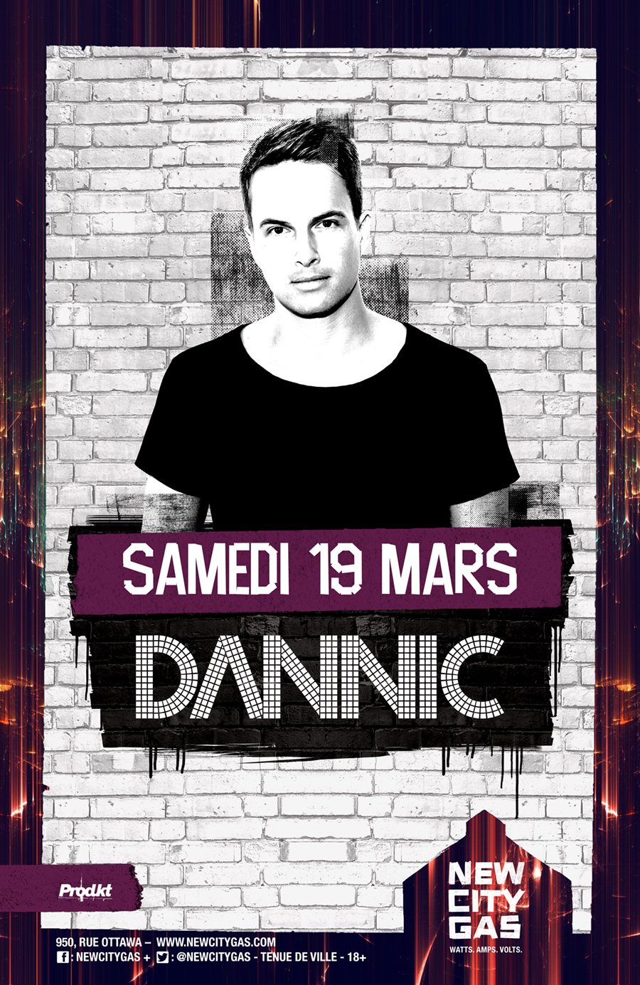 Dannic au New City Gas - Samedi 19 Mars