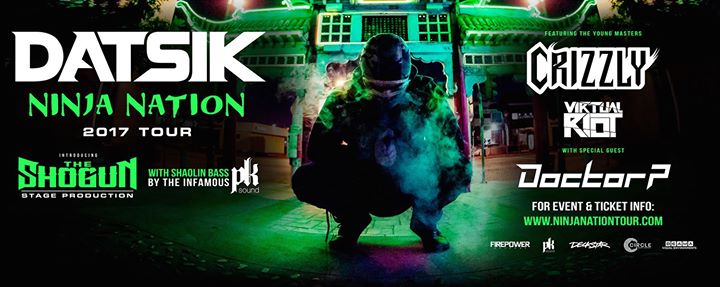 Datsik - Ninja Nation Tour 2017 (Day 1) - Chicago, IL
