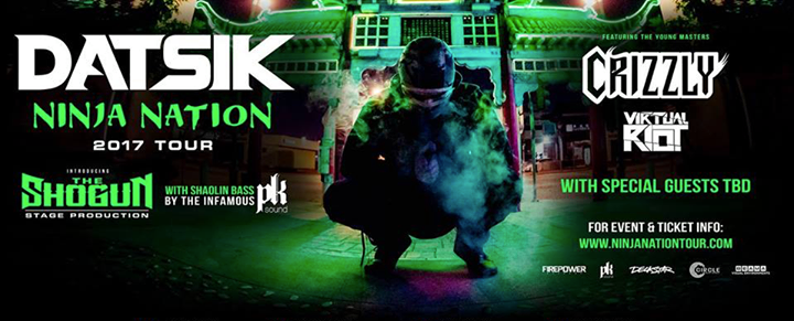 Datsik - Ninja Nation Tour 2017 - Denver, CO