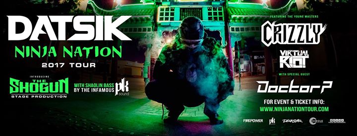 Datsik - Ninja Nation Tour 2017 - New York, NY