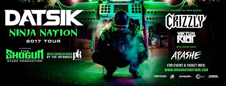 Datsik - Ninja Nation Tour 2017 - Philadelphia, PA
