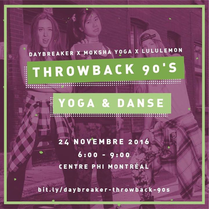 Daybreaker X Moksha yoga X lululemon