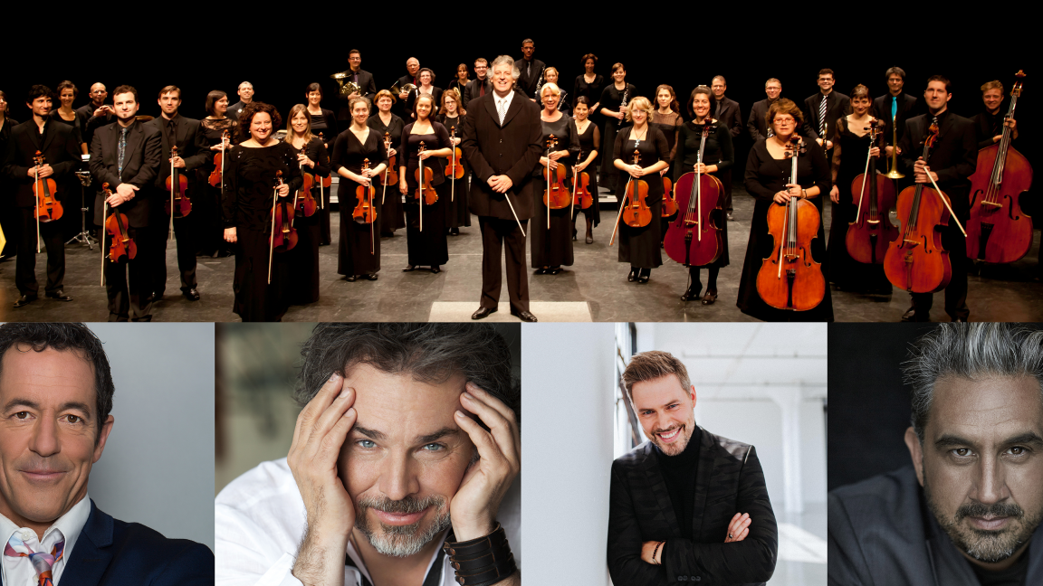 De Frank Sinatra à Michael Bublé!: Jean-François Breau, Marc Hervieux, Christian Bégin, Alain Dumas, La Sinfonia de Lanaudière sous la direction de Stéphane Laforest