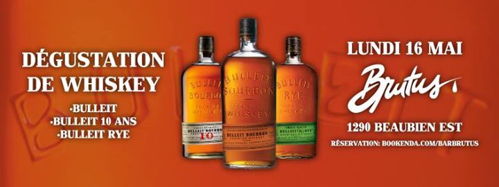 Dégustation de whiskey Bulleit