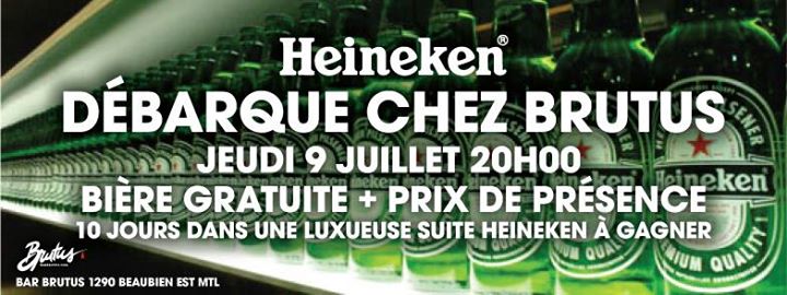 DÉGUSTATION HEINEKEN GRATUITE
