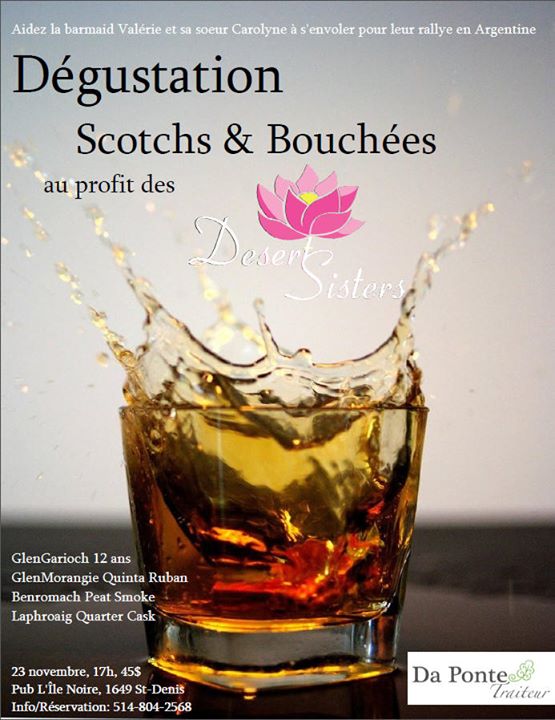 Dégustation Scotchs et Bouchées