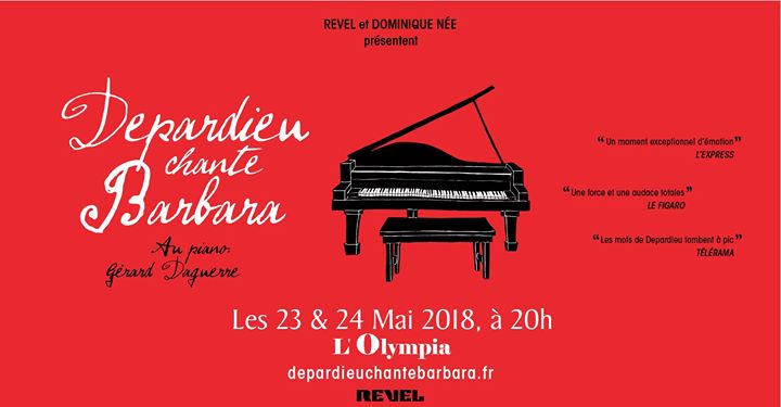 Depardieu Chante Barbara - Montréal