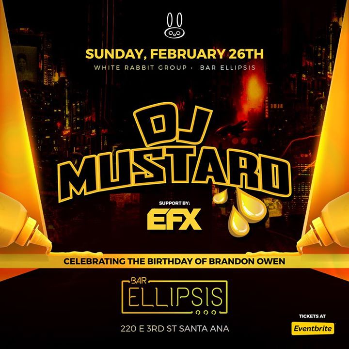 DJ Mustard at Bar Ellipsis at Bar Ellipsis