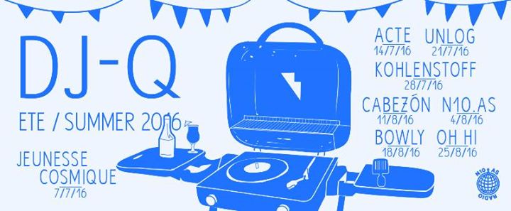 DJ-Q 3 / DJ + BBQ chez Eastern Bloc / Été 2016