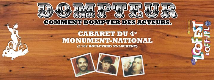 DoMPTEUR - 6 juillet 21h - Zoofest 2017