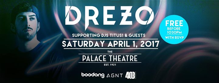 Drezo / Free before 10:30PM with RSVP / Calgary