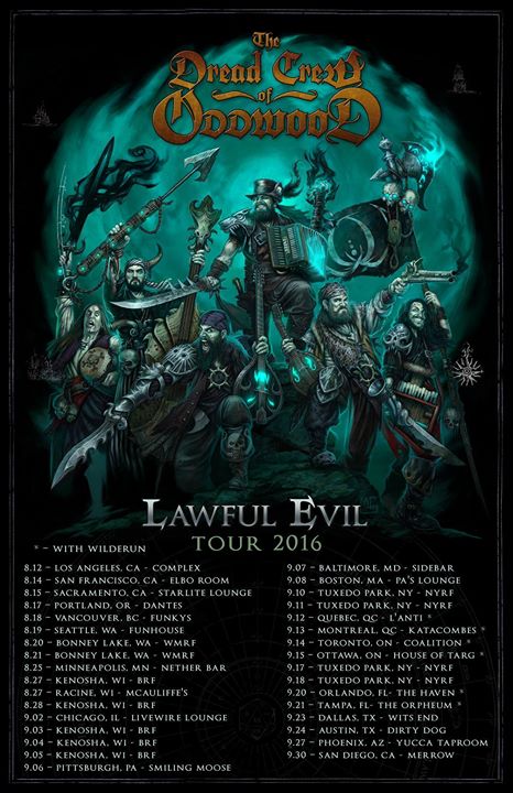 Drunken Dogs avec invités spéciaux The Dread Crew of Oddwood & Wilderun