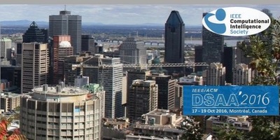 DSAA 2016, the 3rd IEEE Intern. Conf. Data Science & Advanced Analytics