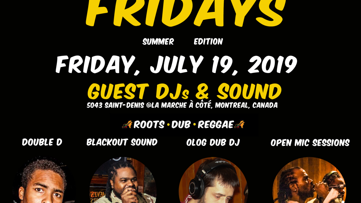 Dubwise Reggae Fridays ★ +OpenMic Sessions: BLACKOUT SOUND SYSTEM