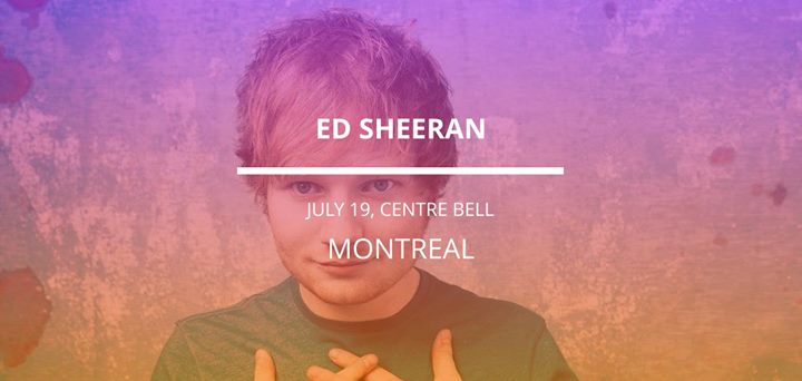 Ed Sheeran in Montreal