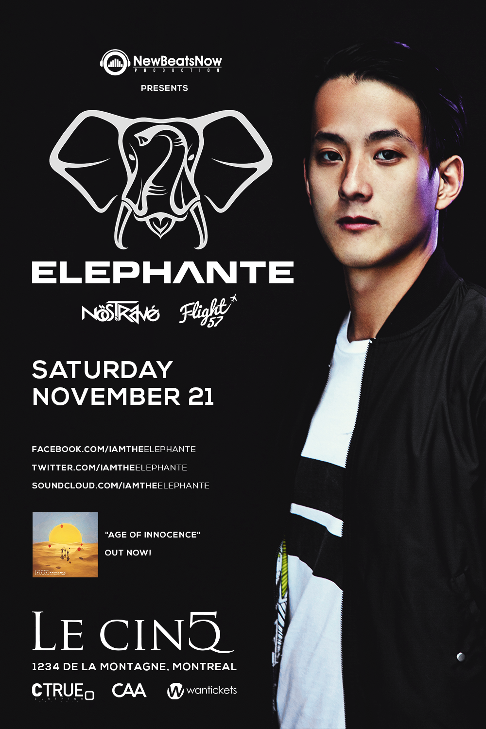 ELEPHANTE X NÖSTRAVÉ | Saturday November 21st