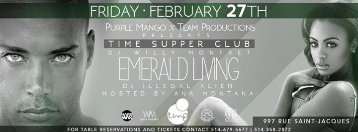 Emerald Living-The Launch of HARDWAX FRIDAYS featuring DJ WILLY MONFRET & ANA MONTANA