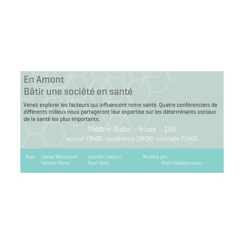 En Amont: Bâtir une société en santé