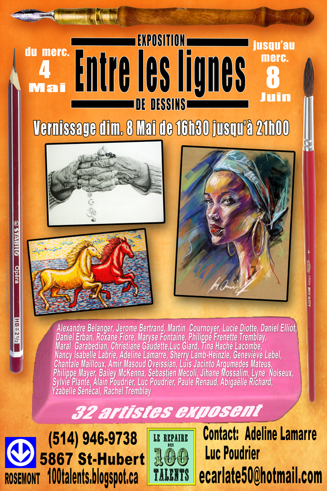 'Entre les lignes': Exposition de dessins