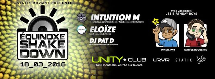 Équinoxe Shake Down