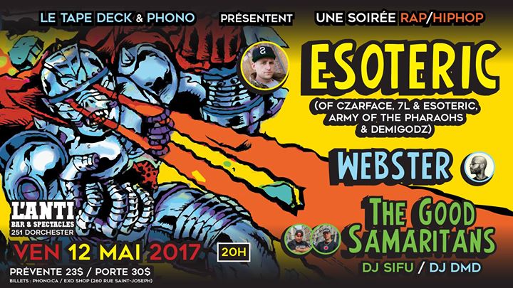 Esoteric, Webster & The Good Samaritans