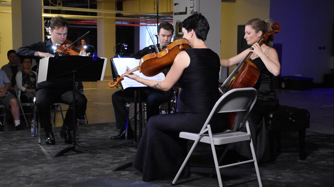 Espace libre au Quatuor Pellan: Jean-Sébastien Roy, Alexander Read, Marina Thibeault, Mariève Bock