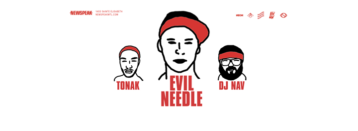 Evil Needle w/ TONAK + DJ NAV - Newspeak