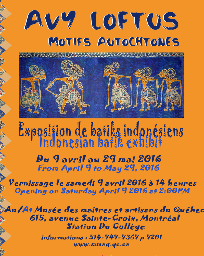 Exposition 'Avy Loftus motifs autochtones'