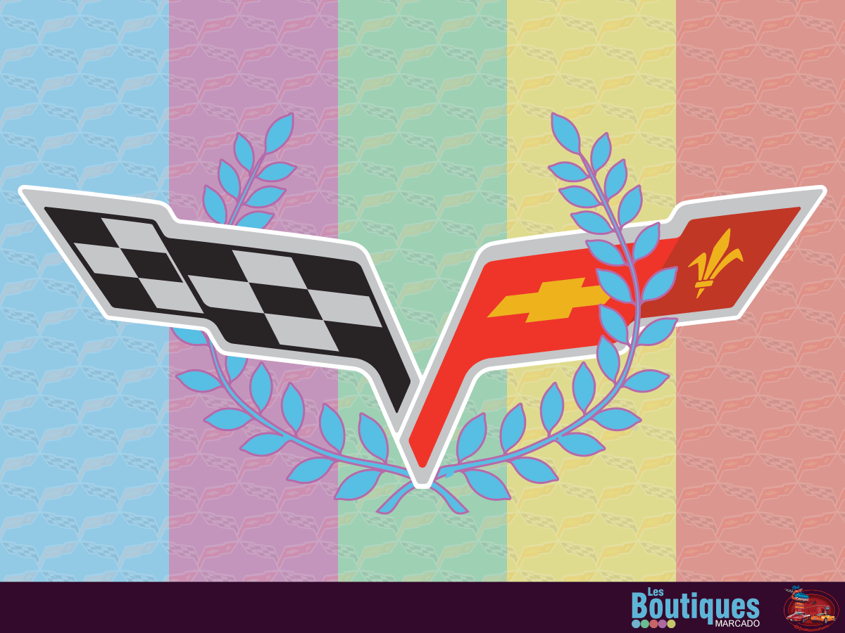 Exposition de Corvette aux Boutiques Marcado