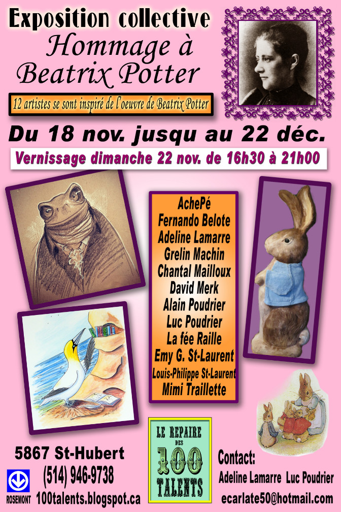 Exposition Hommage à Beatrix Potter