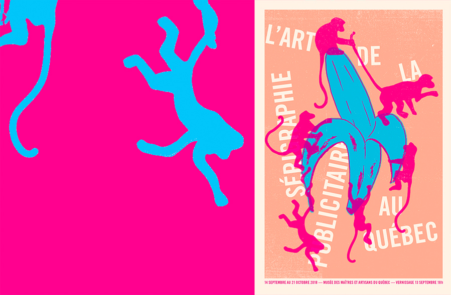 Exposition 'L'art de la sérigraphie publicitaire au Québec'