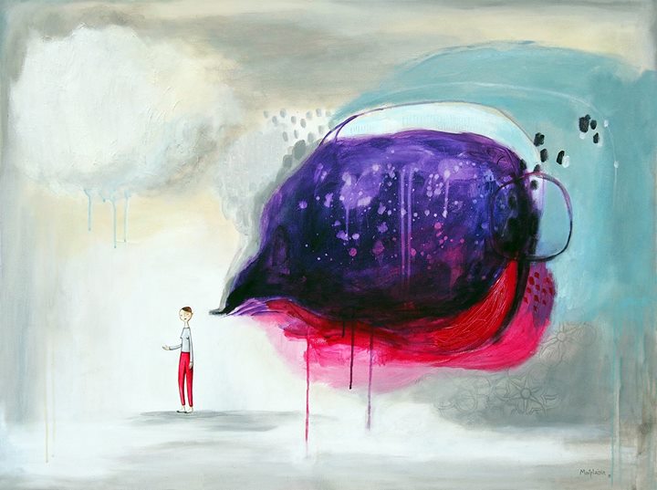 Exposition solo "Écouter les couleurs", Amélie Montplaisir