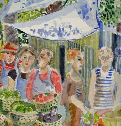 Exposition / Spectacle : Aquarelle du marché Baldwin