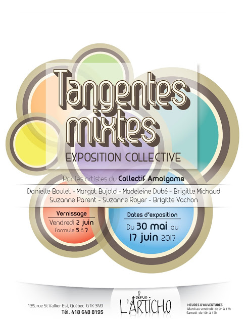 Exposition TANGENTES MIXTES par le Collectif Amalgame