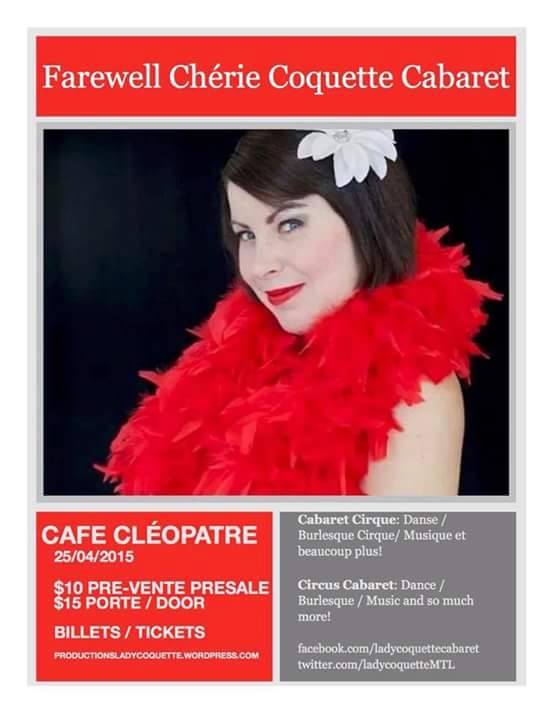 Farewell Chérie Coquette Cabaret