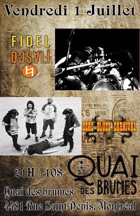Fidel Fiasco et Dead Blues Carnival