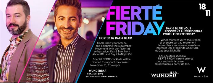 Fierté Friday pour Movember