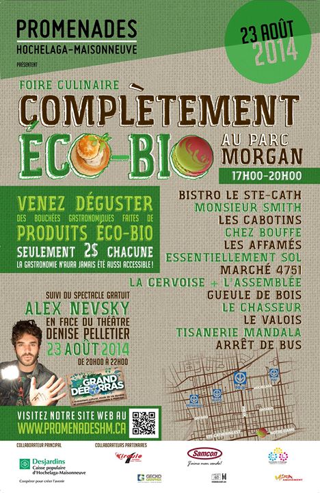 Foire Culinaire: Complètement Éco-Bio