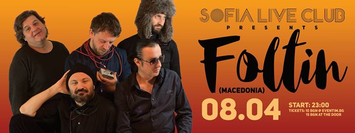 Foltin live at Sofia Live Club - 8 april 2017