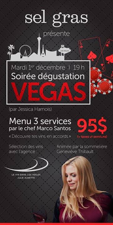 Food + Wine pairing event / Évènement dégustation Plats + Vins