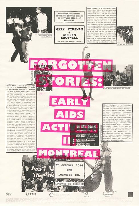 Forgotten Stories: Early AIDS Activism in Montreal