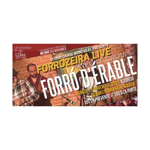 FORRÓ D'ÉRABLE SHOW À FORROZEIRA LIVE. SOIRÉE 100% FORRÓ avec Band Live!
