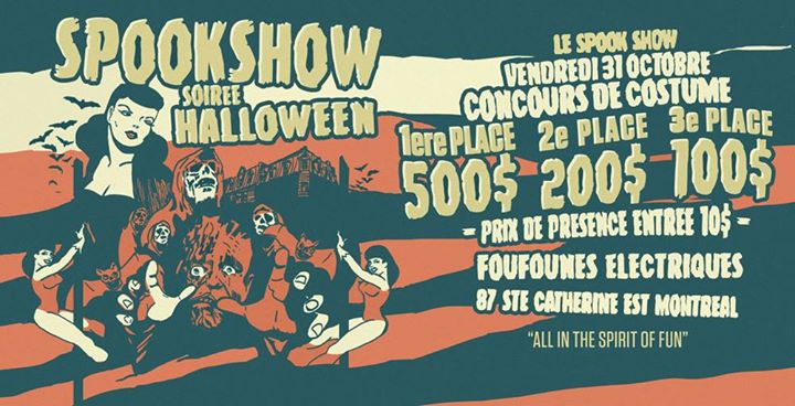 Foufounes Electriques Halloween Spookshow