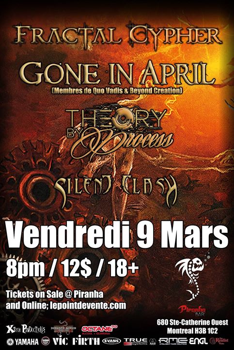 Fractal Cypher, Gone in April, Theory by Process, Silent Clash