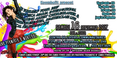 Francesca Maria Tour - Zumba Masterclass Montreal 