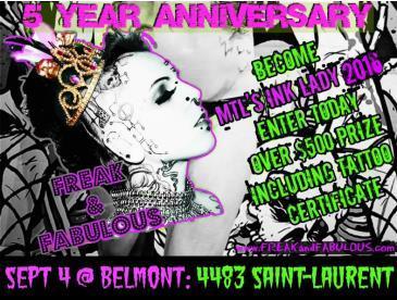 Freak & Fabulous: INKED LADY 5YR ANNIVERSARY