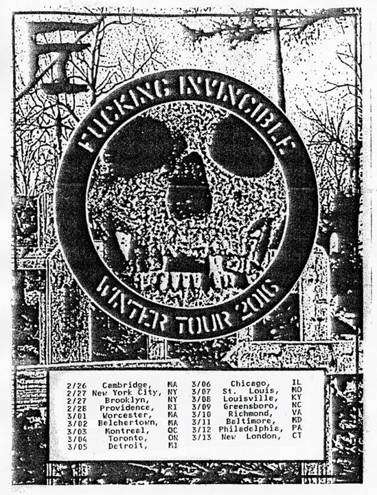 Fucking Invincible // Wake // Oops // Nightmare Collective