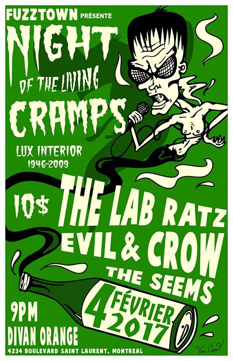 Fuzztown 8 : Night Of the living Cramps.